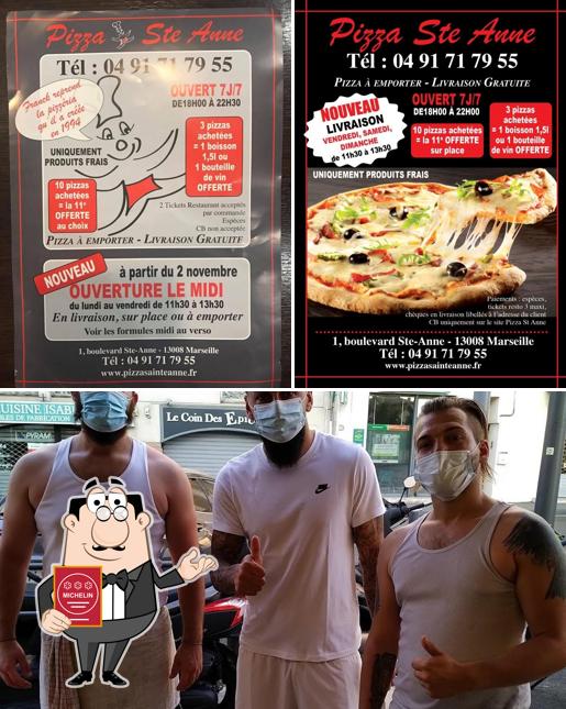 Look at the image of Pizza Sainte Anne