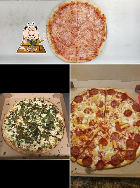 Try out pizza at Pizza USA