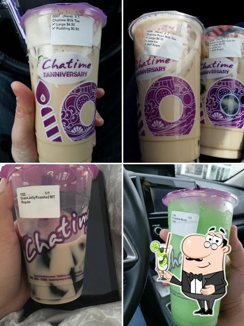 Chatime Bubble Tea sert une sélection de boissons