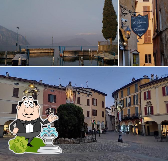 Goditi la vista dagli esterni di Osteria del Vicoletto