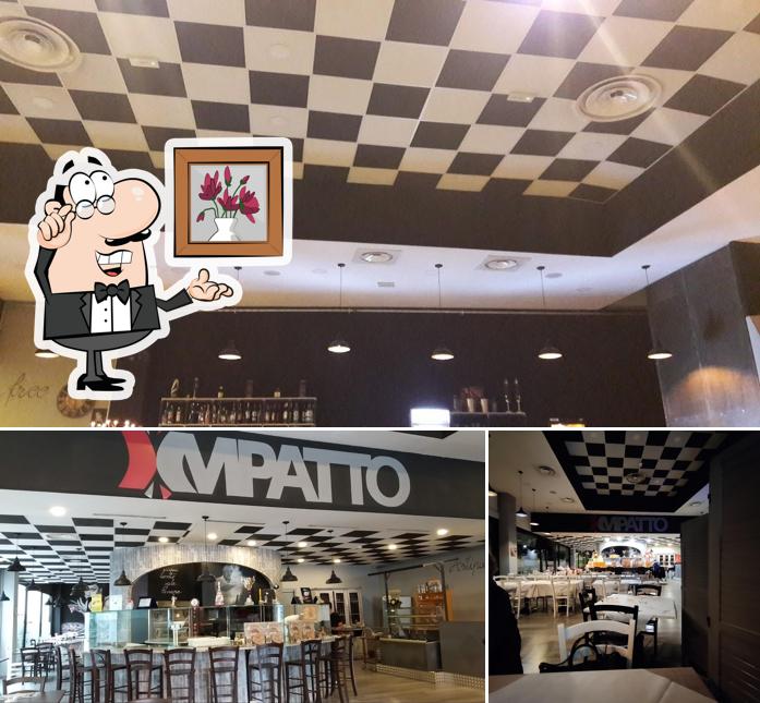 The interior of Pizzeria Hamburgeria Impatto