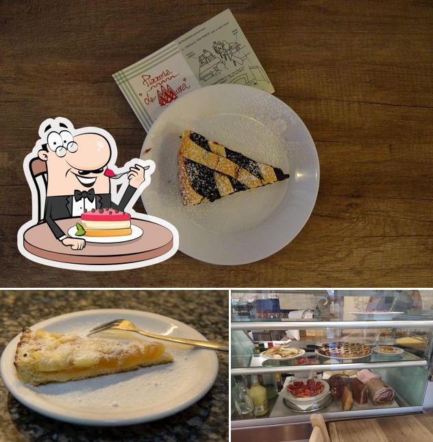 Pizzeria Le Mura offers a selection of sweet dishes