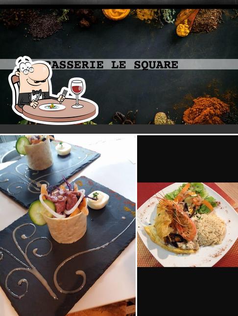 La photo de la nourriture et extérieur de Brasserie Le Square’s