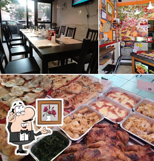 Pizza Art si caratterizza per la interni e cibo