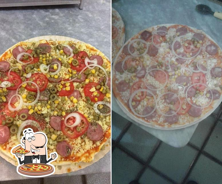 Escolha diversos tipos de pizza