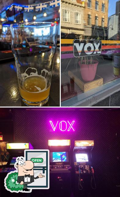 Bar Le Vox se distingue par sa extérieur et bière