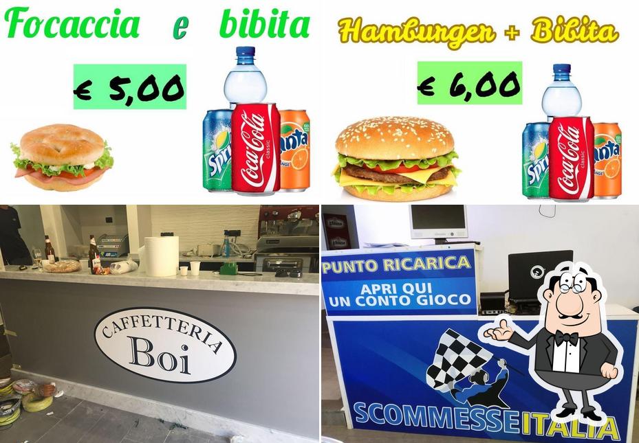 La foto di interni e cibo da Caffetteria Boi