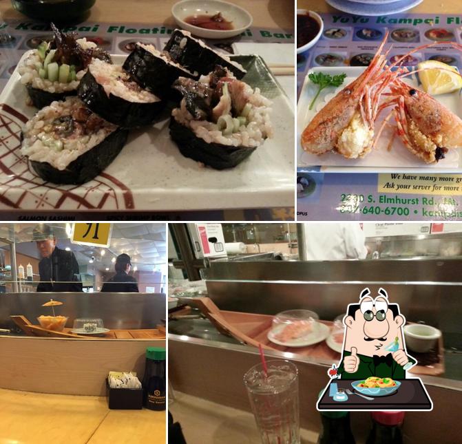 Еда в "Yuyu Sushi Bar"
