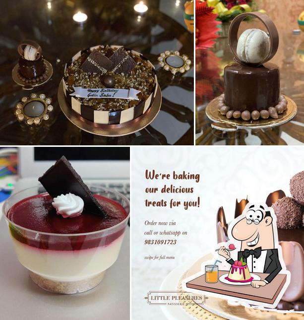 Little Pleasures Factory offers a variety of desserts