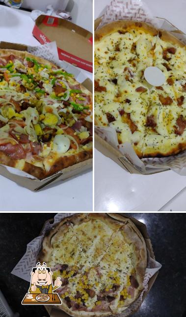 Escolha diversos tipos de pizza