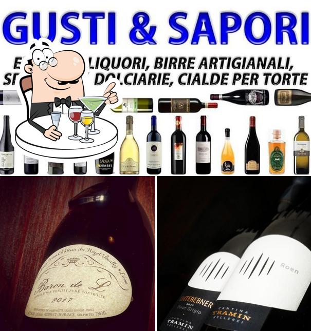 Gusti & Sapori sert des boissons alcoolisées