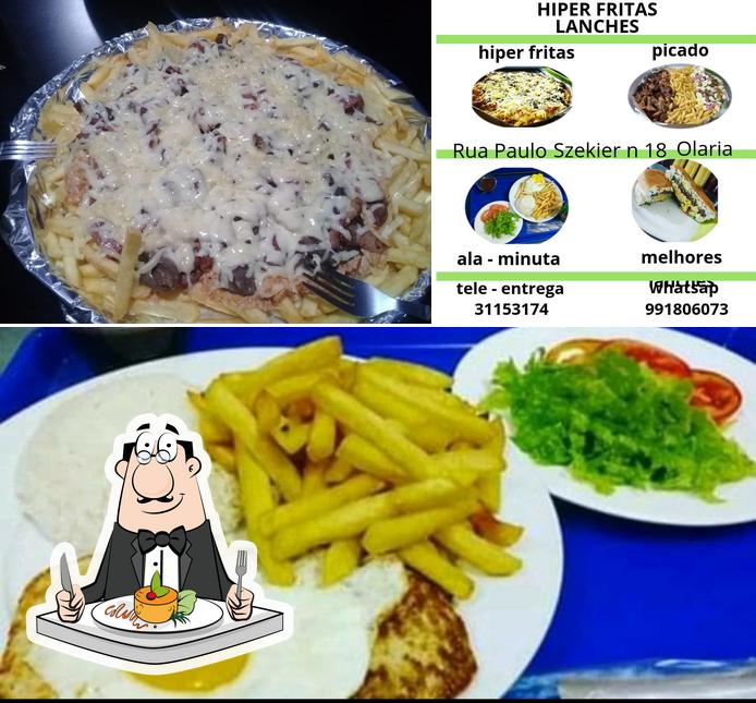 Comida em Hiper Fritas Lanches , Xis, lancheria Ala-minuta picadão