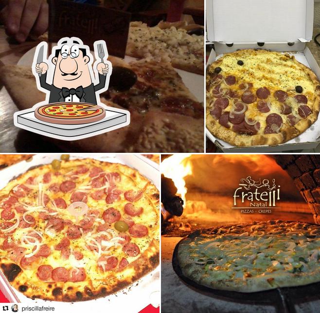 Peça pizza no Fratelli