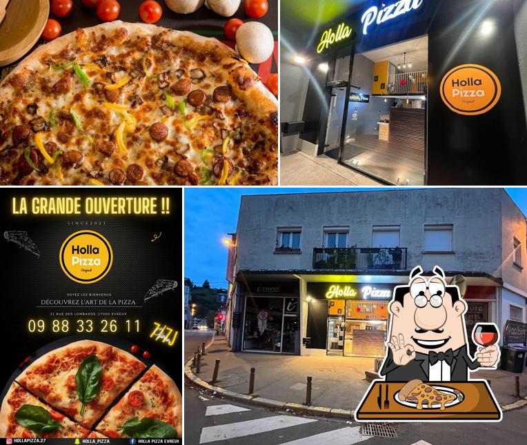 Prenez différents genres de pizzas