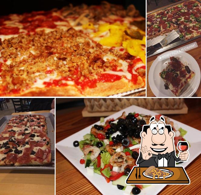 Elige una pizza en Squarz Pizza & Restaurant