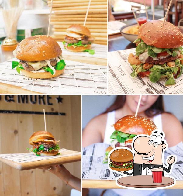 Ordina un hamburger a Burgers & more