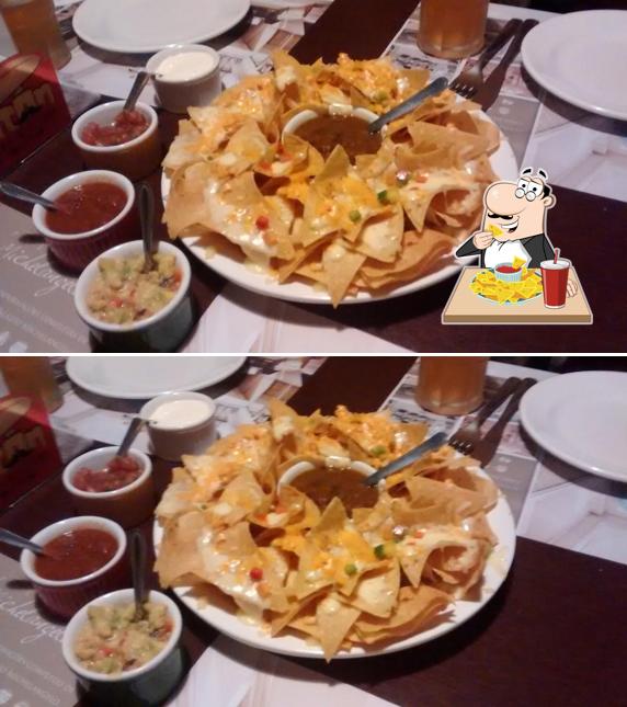 Nachos em Cantón Cocina mexicana