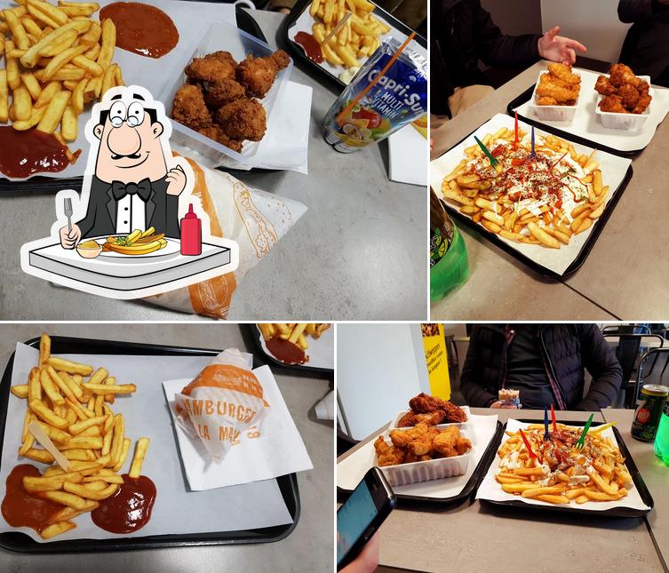 Essayez des frites à Kad Chicken Street kcs