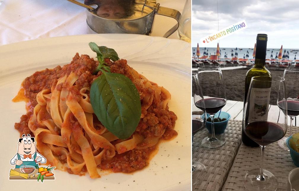 Spaghetti a la boloñesa en Lido L'incanto