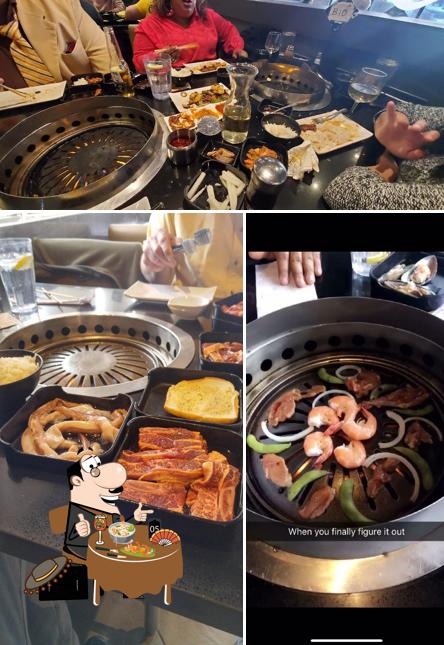Food at Busan BBQ Restaurant