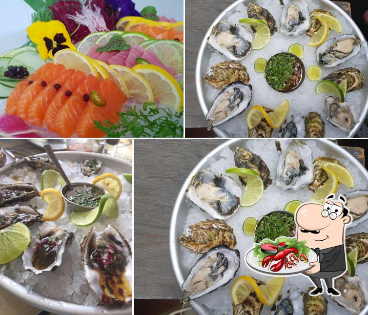 Get seafood at La Trainera