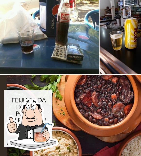 Esta é a imagem apresentando bebida e comida a Lanchonete Padoka