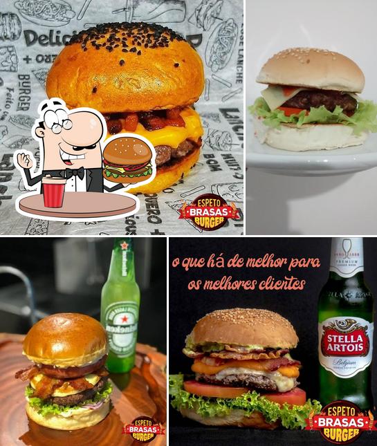 Peça um hambúrguer no ESPETO BRASAS BURGER