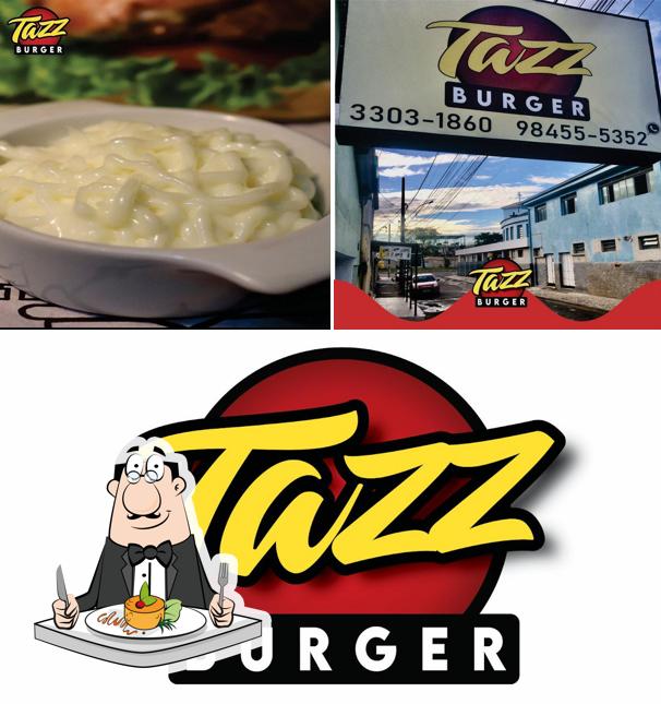 Comida em Tazz Burger