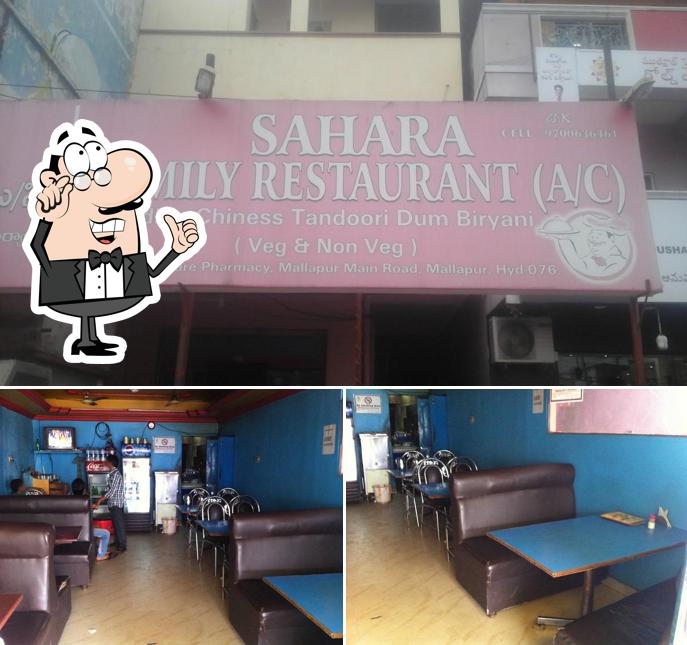 The interior of Sahara Family Restaurant