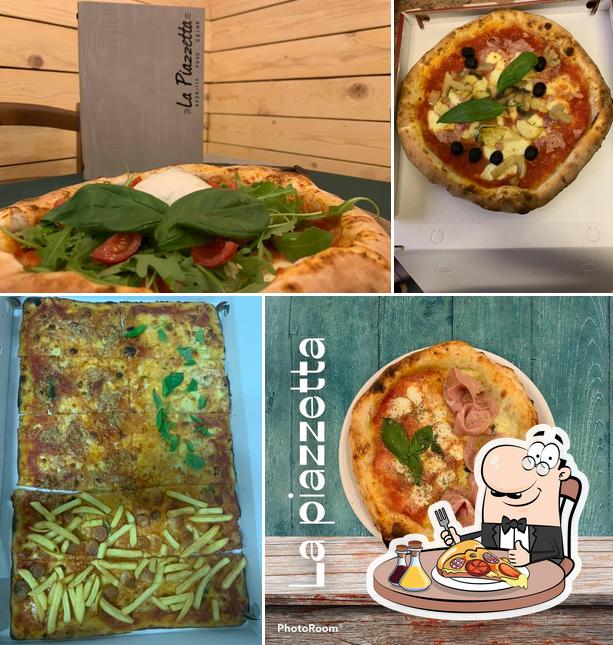 Scegli una pizza a La Piazzetta