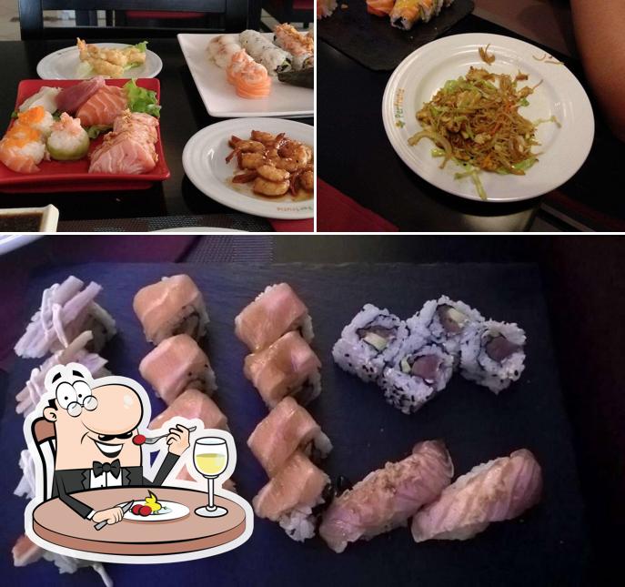 Platos en Restaurante Miya sushi