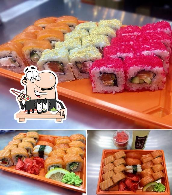 Essayez différentes options de sushi