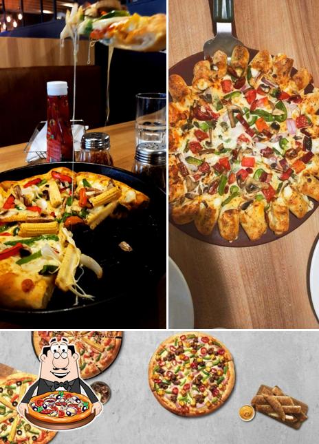 Try out pizza at Pizza Hut