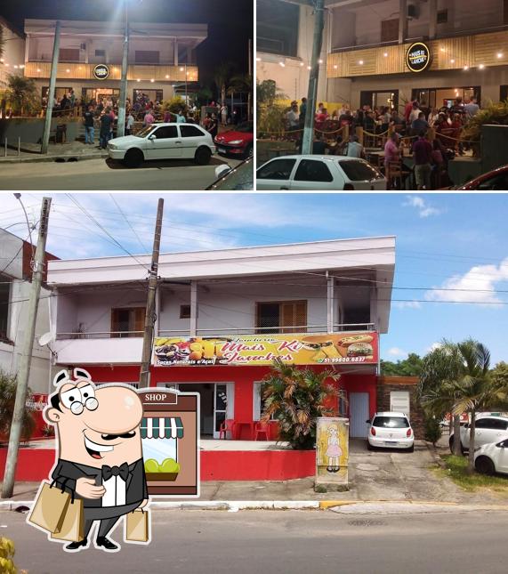 A foto da exterior e comida no Mais Ki Lanche