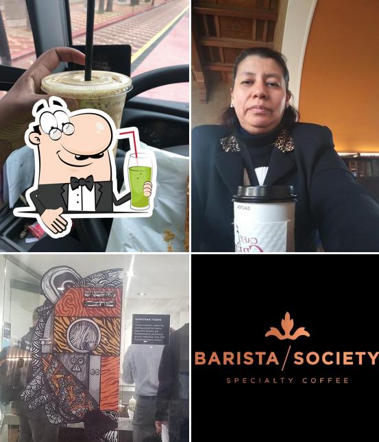 Enjoy a drink at Barista Society at Union Station