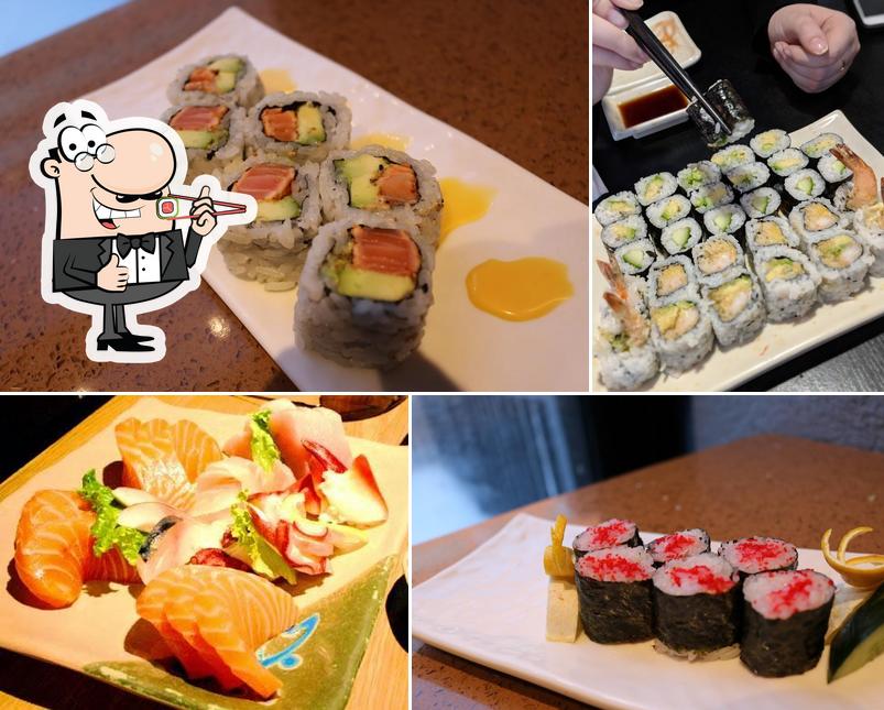 Les sushi sont servis à Sushi Beaumont-Sushi BMT