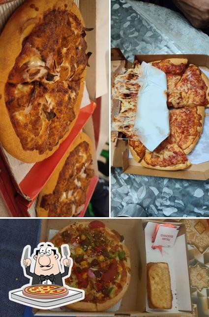 Try out pizza at Pizza Hut