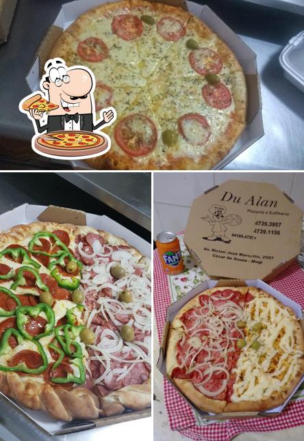 Peça pizza no Du Alan-César