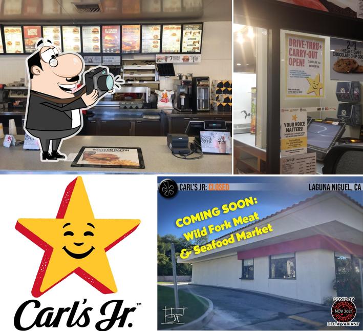 Here's a picture of Carl's Jr