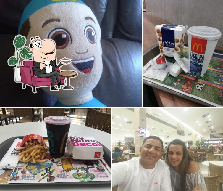 Veja imagens do interior do McDonald's Via Vale Shopping