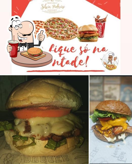 Try out a burger at Empório Silvia Pinheiro