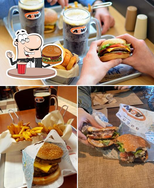 Commandez un hamburger à A&W Canada