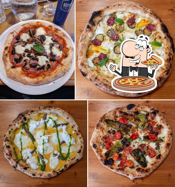 Pick pizza at Pizzeria Capriccio
