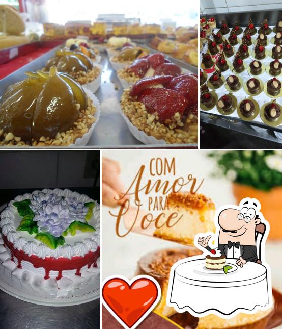 Confeitaria & Cia serve uma variedade de pratos doces