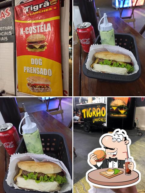 Os hambúrgueres do Tigrão Lanches irão saciar diferentes gostos