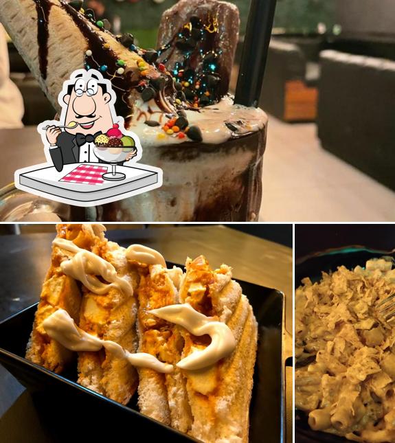 Cafe Coffee thirteen serves a variety of desserts