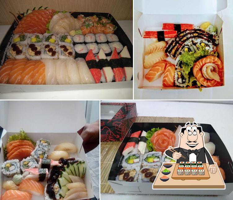 Presenteie-se com sushi no Shoyo Carmela