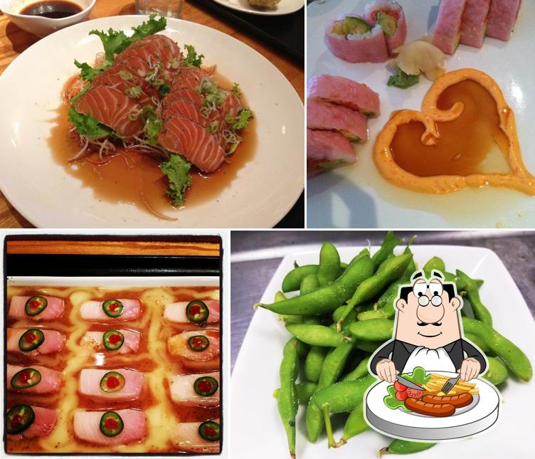 Food at Mahzu Japanese Restaurant Freehold
