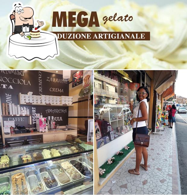 MEGA gelato serve un'ampia varietà di dessert