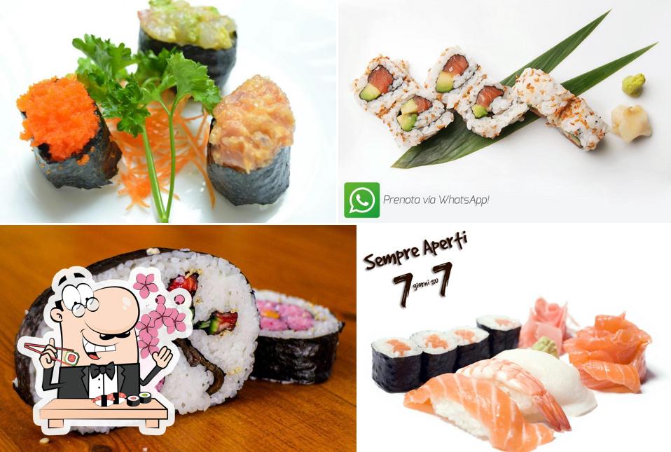 A Ristorante Ci 2, puoi ordinare il sushi